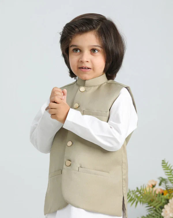 Beige on White - 3PC Set