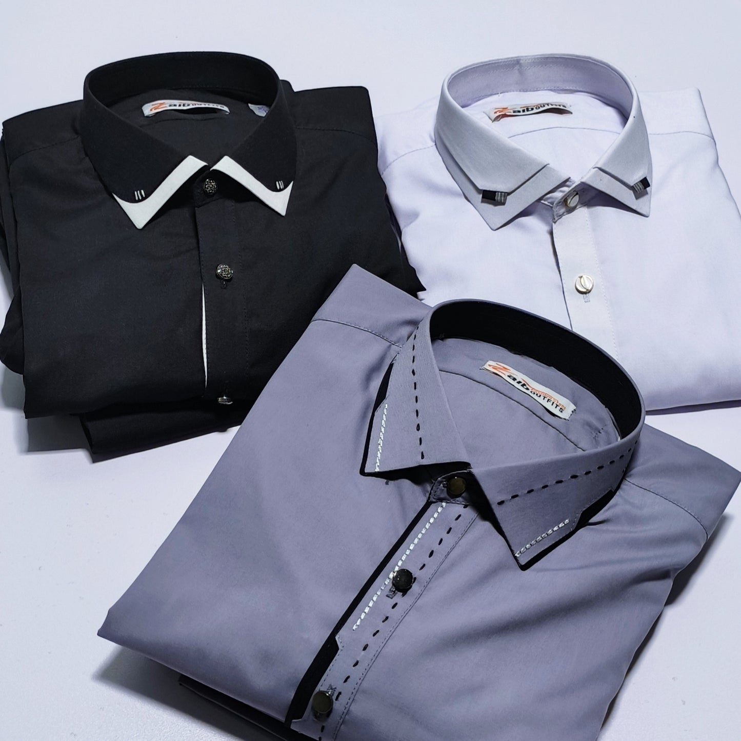 Pure Black All Season Suit in Wash & Wear High Quality Stuff