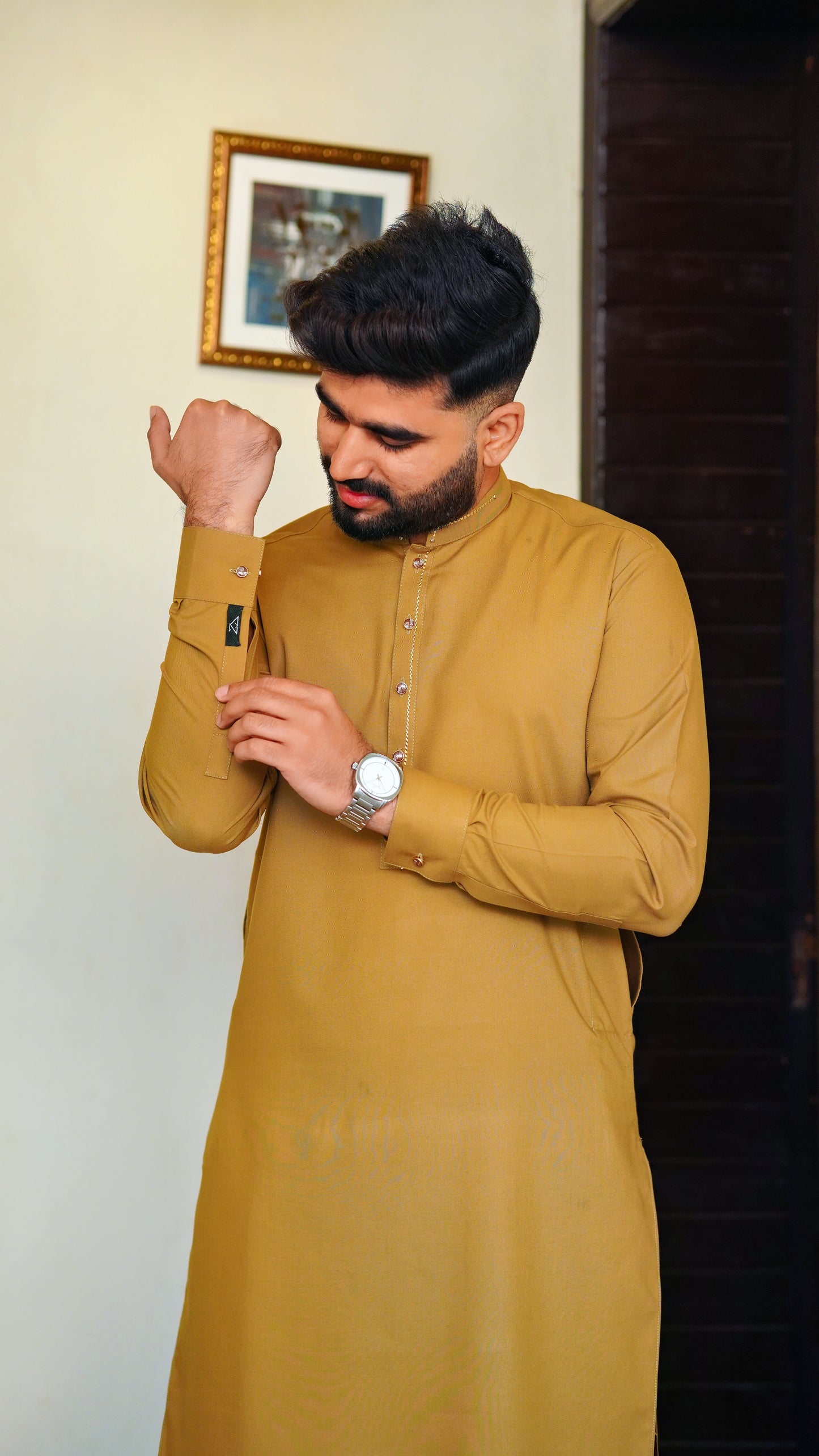 STITCHED PREMIUM 🔥 SHALWAR KAMEEZ WITH BAN WITH SAME COLOR STRIP