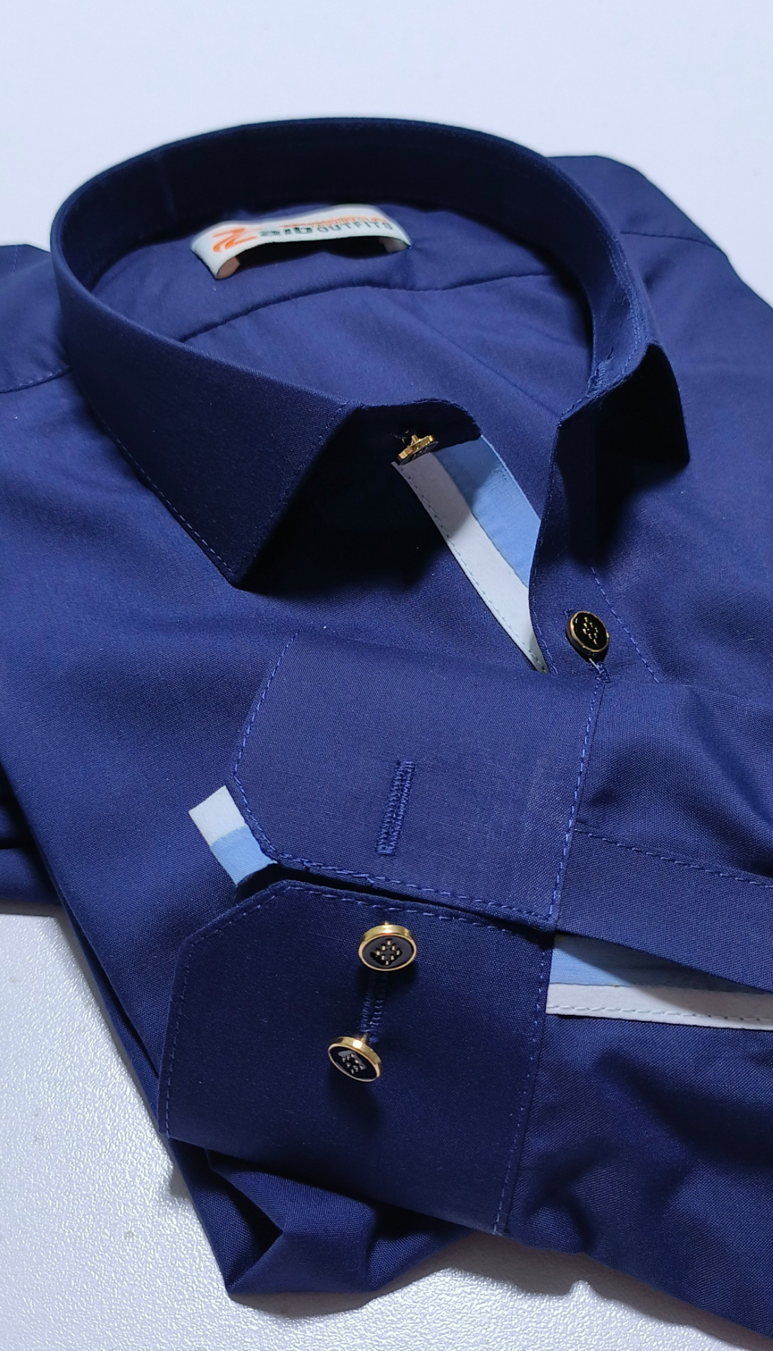 Premium Blue Color 🪡 Stitched Suit in Wash n Wear Stuff