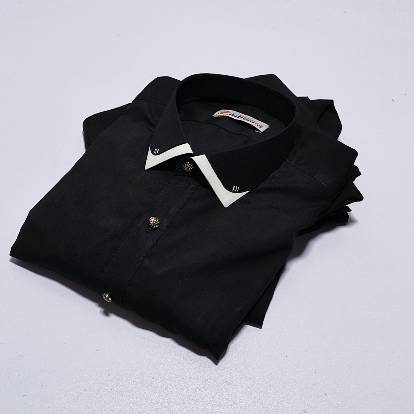 Pure Black All Season Suit in Wash & Wear High Quality Stuff