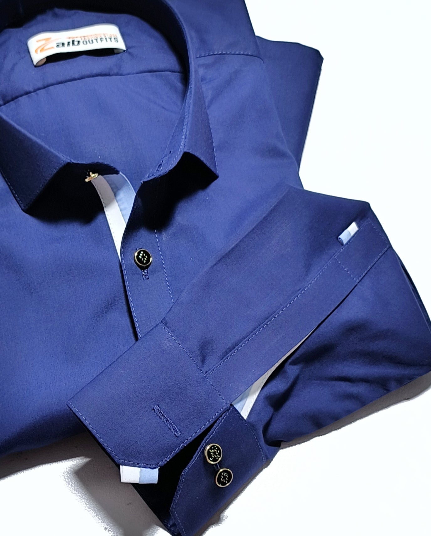 Premium Blue Color 🪡 Stitched Suit in Wash n Wear Stuff