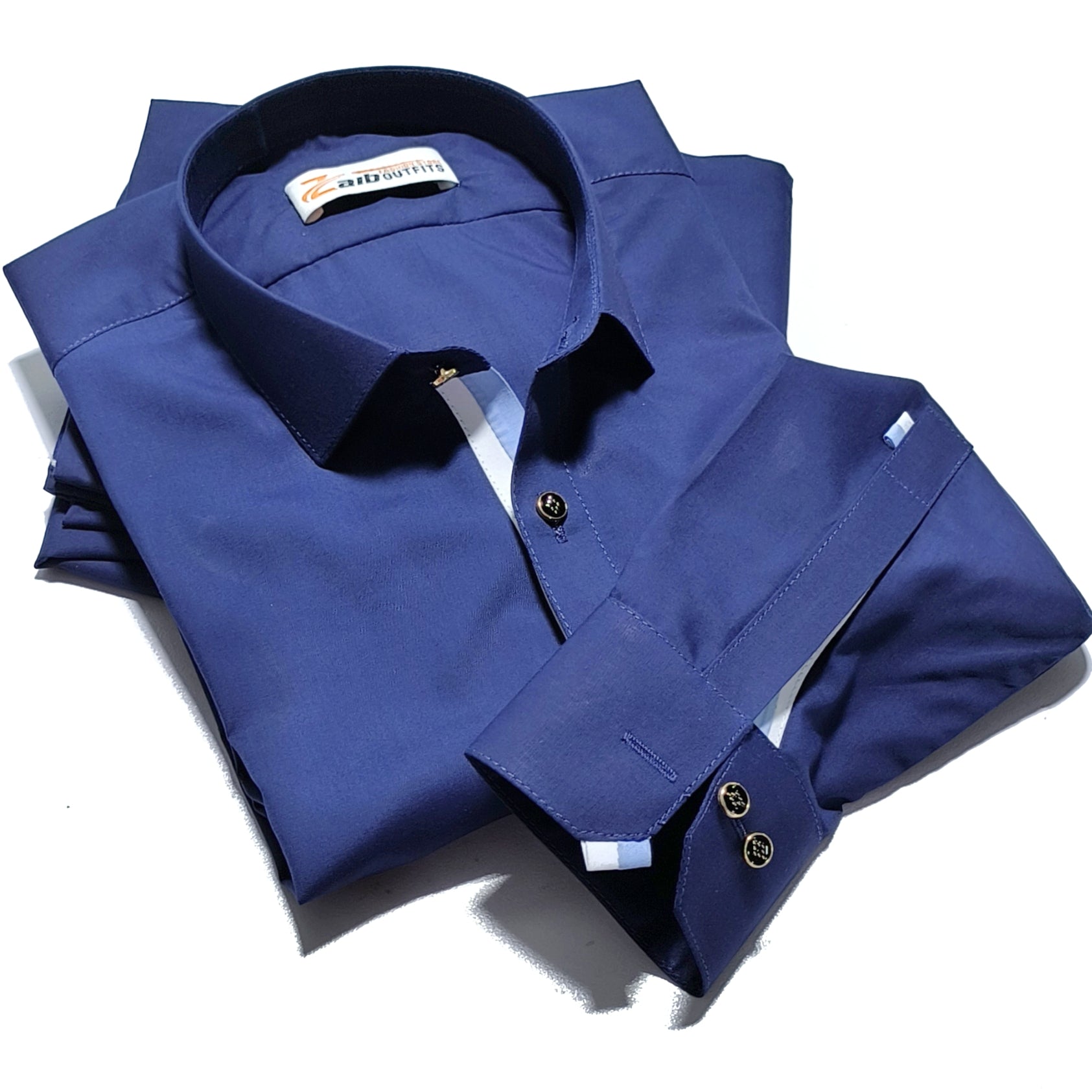 Premium Blue Color 🪡 Stitched Suit in Wash n Wear Stuff